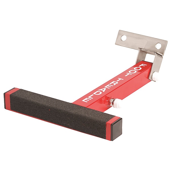 Hughes Safety Showers Foot Control, Steel, Red, Silver, For Use With, Shower with Eyewash, Eyewash - TS-FOOT-EF