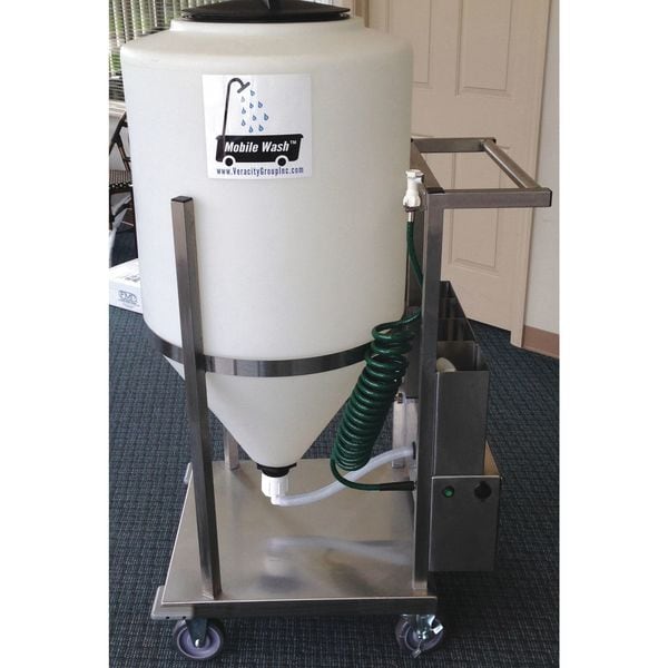 Mobile Wash Mobile Wash Eyewash Station in Silver - MW60