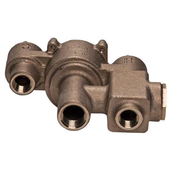 Haws Emergency Mixing Valve, Brass, Yellow, For Use With, Eyewashes - TWBS.EWE