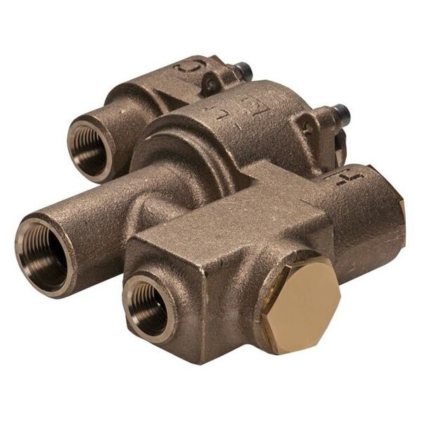 Haws Emergency Mixing Valve, Brass, Yellow, For Use With, Eyewashes - TWBS.EWE