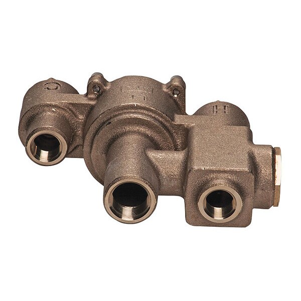 Haws Emergency Mixing Valve, Brass, Yellow, For Use With, Eyewashes - TWBS.EWE