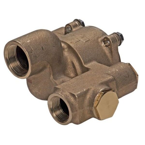 Haws Emergency Mixing Valve, Brass, Yellow, For Use With, Eyewashes, Showers - 9201H