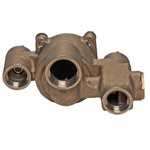 Haws Emergency Mixing Valve, Brass, Yellow, For Use With, Eyewashes, Showers - 9201H