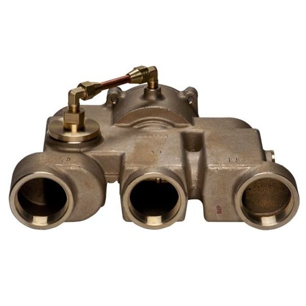 Haws Emergency Mixing Valve, Brass, Yellow, For Use With, Eyewashes, Showers - TWBS.HF