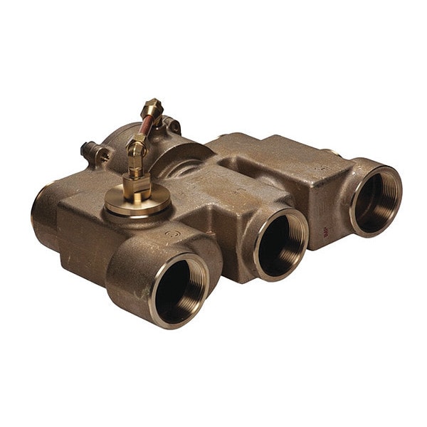 Haws Emergency Mixing Valve, Brass, Yellow, For Use With, Eyewashes, Showers - TWBS.HF