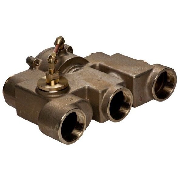 Haws Emergency Mixing Valve, Brass, Yellow, For Use With, Eyewashes, Showers - TWBS.HF