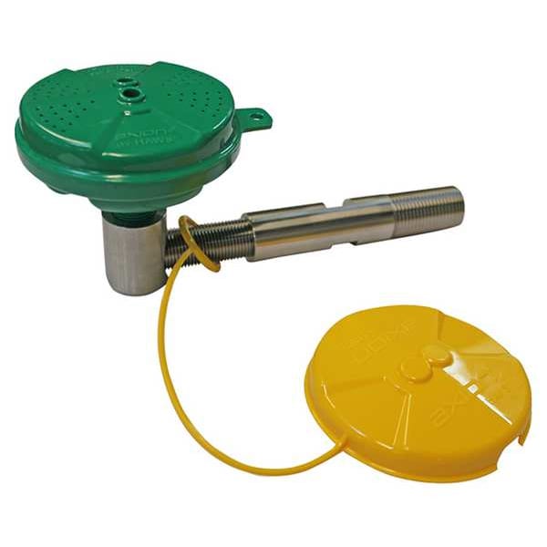 Haws Eyewash Spray Head, Plastic, Stainless Steel, Green, For Use With, Most Bradley Halo Models - AX15