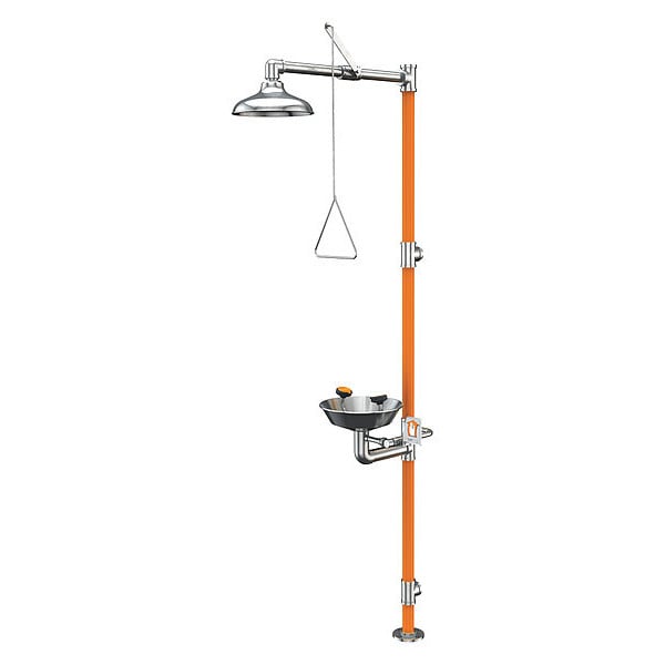 Guardian Equipment Drench Shower With Face/Eyewash, 16 In. W - G1996