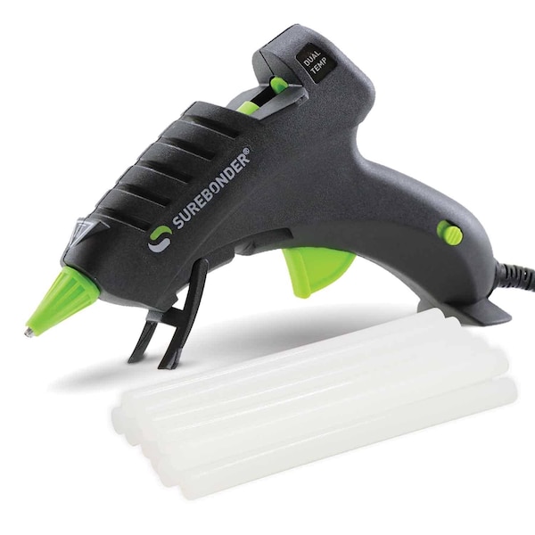 Surebonder Surebonder Plus 20 W Dual Temperature Mini Glue Gun Kit 110 V - DT-200FKIT