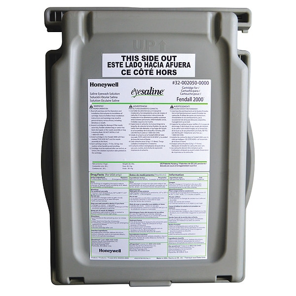 Honeywell Purified Eyewash Cartridge, 6.9 gal Sz - 32-002050-0000