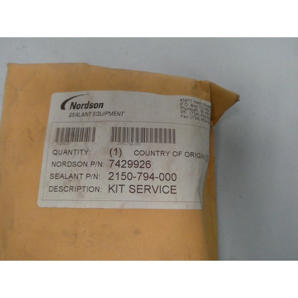 Nordson Hot Melt Service Kit, 7429926, Nordson, Other Hot Melt Parts And Accessory - 7429926