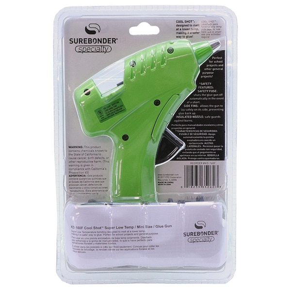 Surebonder Electric Glue Gun, Lime Green, 120V AC - KD-160F