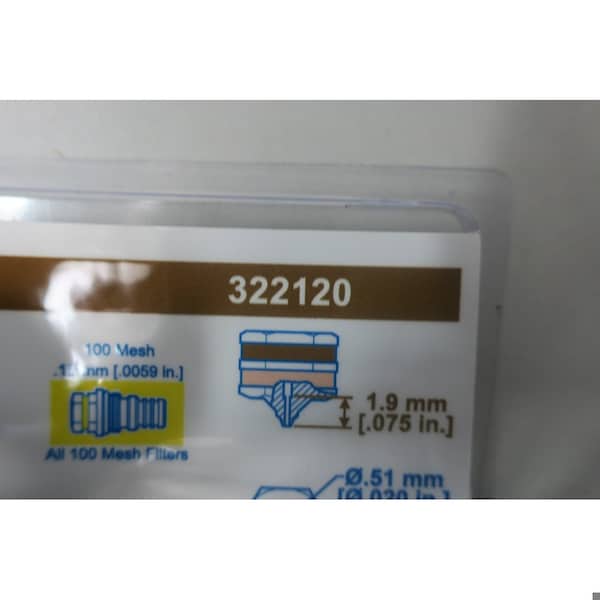 Nordson HOT MELT NOZZLE 0.51MM 0.020IN OTHER HOT MELT PARTS AND ACCESSORY - 322120