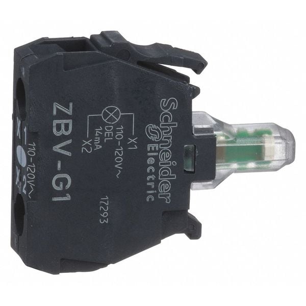 Módulo de Lámpara Schneider Electric con Bombilla de 22 mm, Blanco - ZBVG1