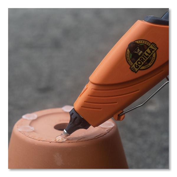 Gorilla Glue Dual Temp Mini Hot Glue Gun, Orange/Black - 8401502
