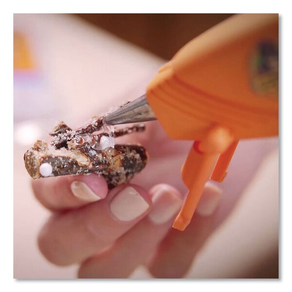 Gorilla Glue Dual Temp Mini Hot Glue Gun, Orange/Black - 8401502
