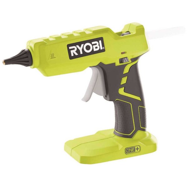 Ryobi 18-Volt ONE+ Cordless Full Size Glue Gun Tool-Only with 3 General Purpose Glue Sticks - P305