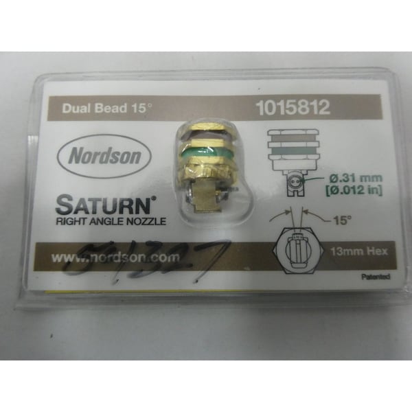 Nordson DUAL BEAD 15 DEGREE HOT MELT GLUE APPLICATOR - 1015812