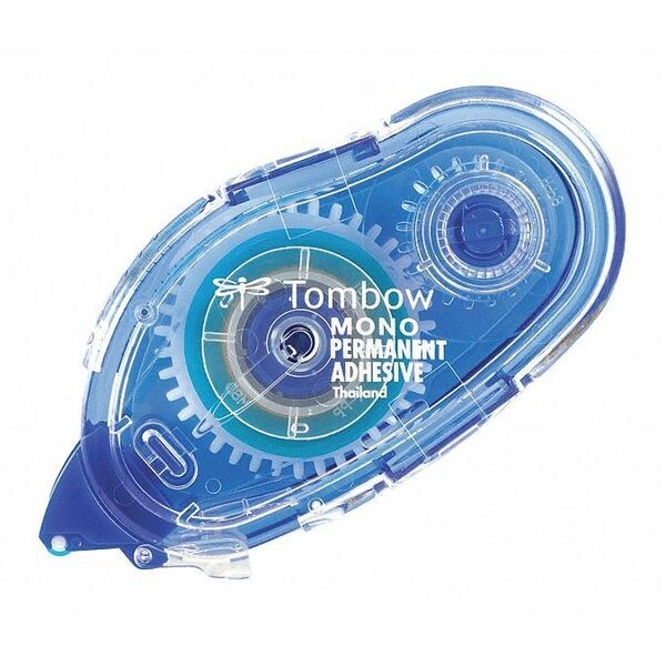 Tombow Instant Adhesive Applicator, Clear, 39.3 ft L x 0.3" W - 62106