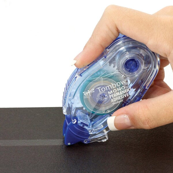 Tombow Instant Adhesive Applicator, Clear, 39.3 ft L x 0.3" W - 62106