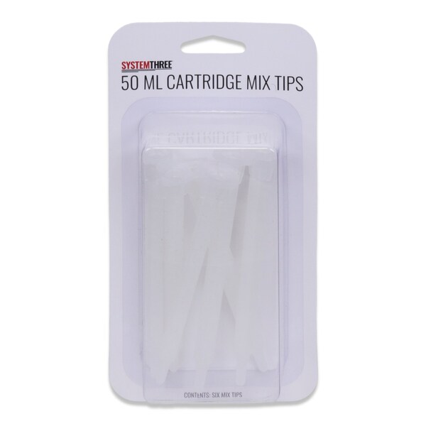 System Three Resins 50mL Cartridge Mix Tips, 6-pack - 3611S90