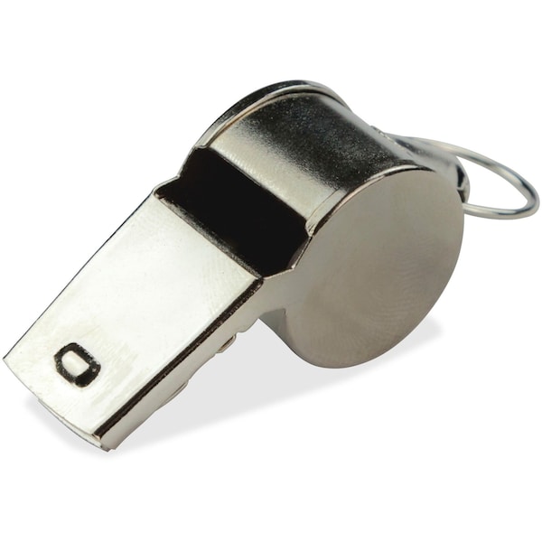 Champion Sports Whistle, Metal, Medium Weight, Silver, PK12 - 501