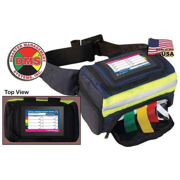 Disaster Management Systems Ribbon Dispenser, 4 Triage Ribbon Rolls - DMS 05763