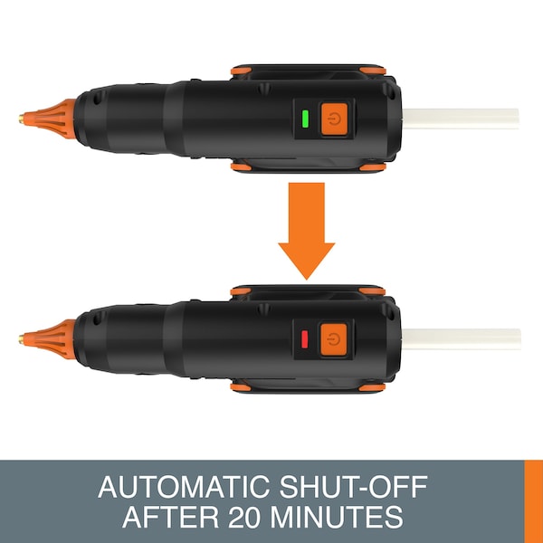 Worx 20V Power Share Full-Size Hot Glue Gun, No Battery and Charger Included, Tool Only - WX045L.9