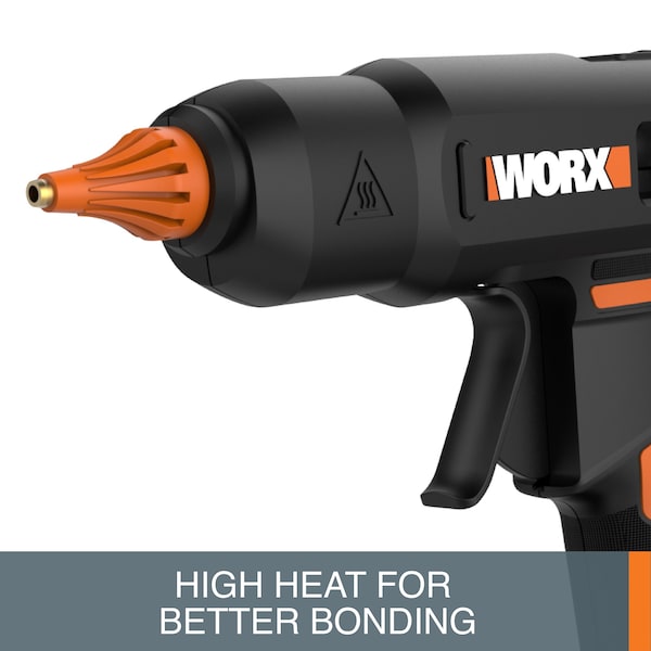 Worx 20V Power Share Full-Size Hot Glue Gun, No Battery and Charger Included, Tool Only - WX045L.9
