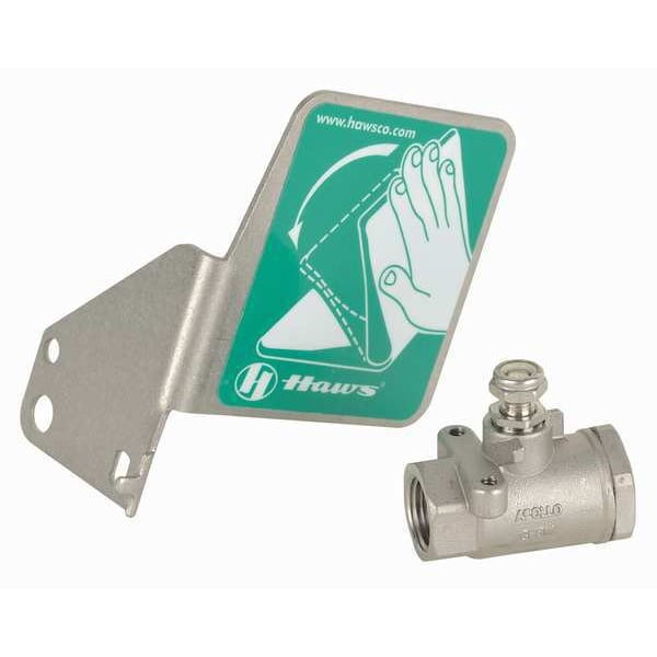 Haws Ball Valve, Stainless Steel, Silver, For Use With, Eyewash - SP232