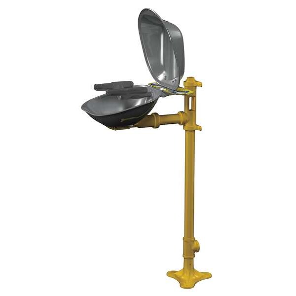 Bradley Plumbed Eyewash, Floor Mount, Plumbed, 41 1/2 in H., 15 1/2 in W - S19214DCFW