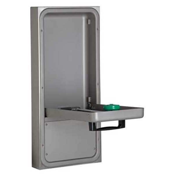 Haws Plumbed Eyewash, Wall Mount, Plumbed, 32 1/2 in H., 14 1/2 in W - 7656WCSM