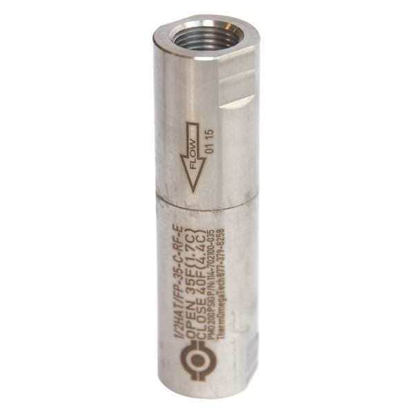 Guardian Equipment Drain Valve, Stainless Steel, Silver, For Use With, Eyewash, Shower - 600-540
