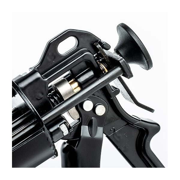 Irion-America Professional Grade Coaxial Caulk Gun, Black - 901109