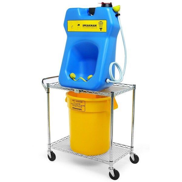Speakman Portable Eyewash, Portable, 66.25 H., 34.0 W - SE-4380