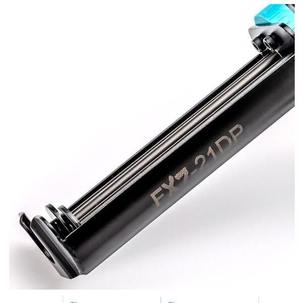 Irion-America Professional Grade Dual Component Caulk Gun, Black/Turquoise - 900093