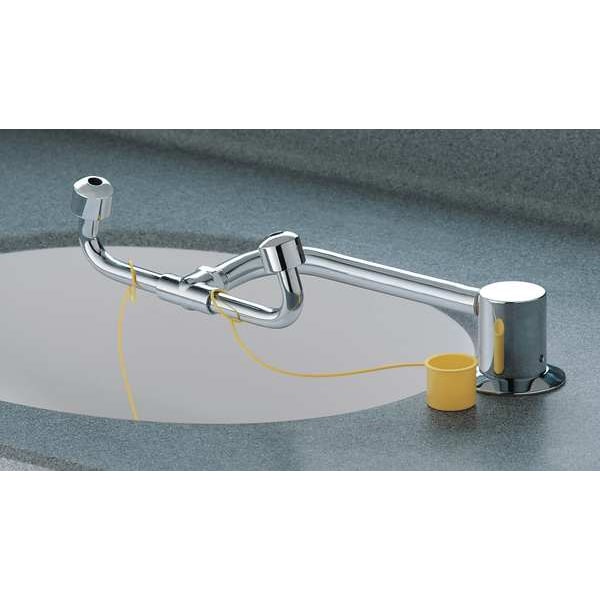Bradley Eyewash Station Waste Container, Polyethylene, Yellow, For Use With, Eyewash Station - S19-399