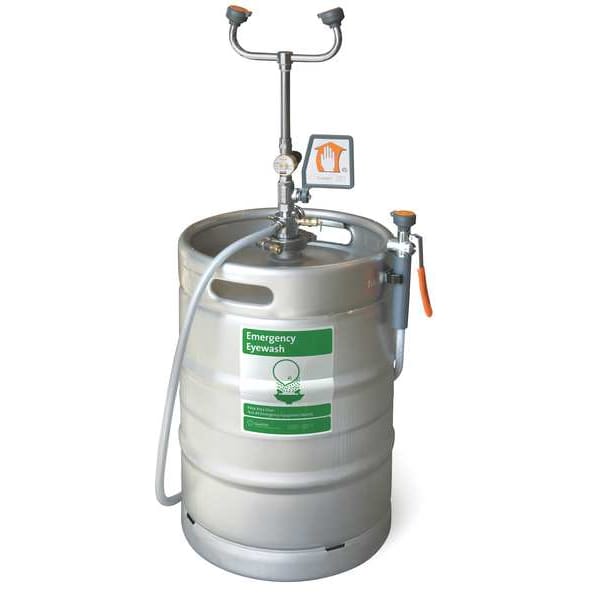 Guardian Equipment Pressurized Portable Eyewash, Pressurized, 15 gal Tank Capacity, Portable, 39 in H., 16" W - G1562