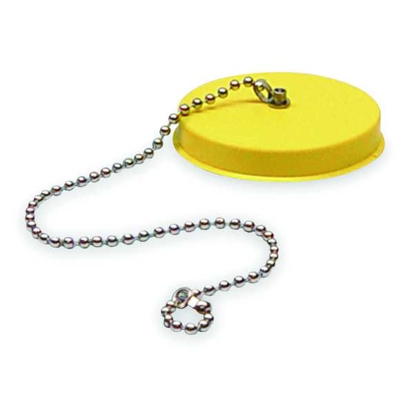 Bradley Face Wash Dust Cap, Plastic, Yellow, For Use With, Eye/Face Wash - S53-063