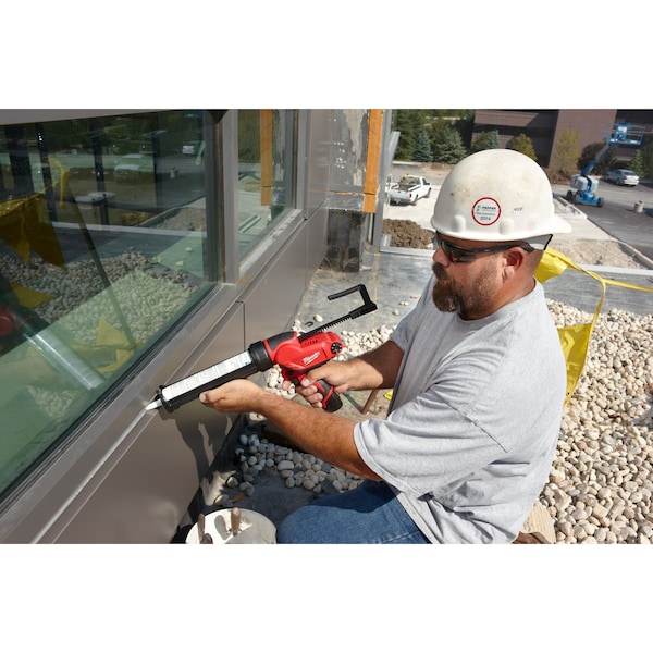 Milwaukee Tool Milwaukee M12 Caulk Gun, 12V DC, For 10 oz Container Size, 29 in/min Application Speed, Bare Tool - 2441-20