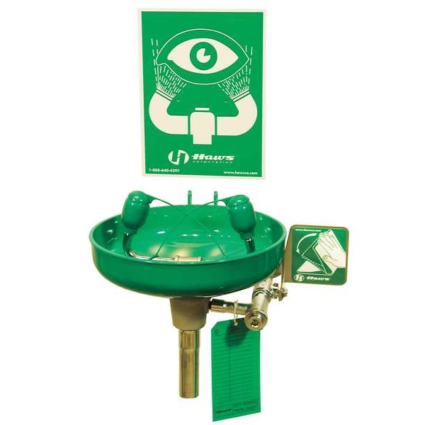 Haws Dust Cover, Stainless Steel, Silver, For Use With, Combination with Eyewash, Eye/Face Wash - 9102