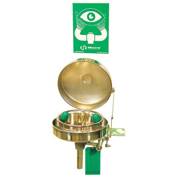 Haws Dust Cover, Stainless Steel, Silver, For Use With, Combination with Eyewash, Eye/Face Wash - 9102
