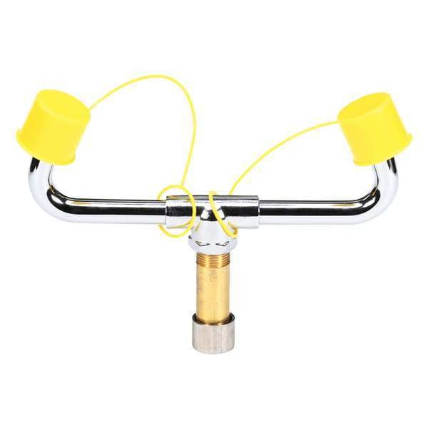 Bradley Eyewash Spray Head, Brass, Gray, For Use With, Eyewash Head - S39-394