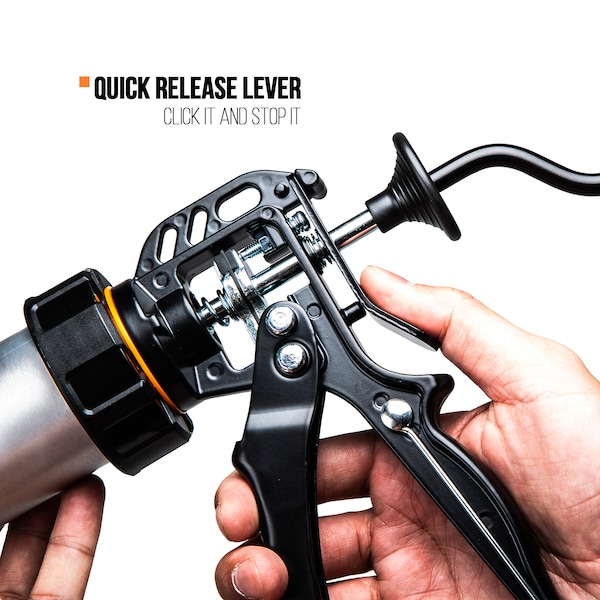 Jes Innovations 20 oz. 12:1 Sausage and Bulk Caulk Gun - SD12-20
