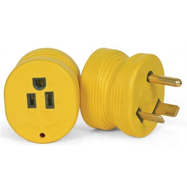Camco Mfg Inc Rv Camco Mfg Inc   Rv Electrical Adapter 30 Amp Male To 15 Amp Female  55233 - 8291858