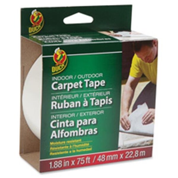 Duck Brand Duck Brand DUC442062 Indoor-Outdoor Carpet Tape; 1-7.8 in. x 75 ft.; White - DUC442062