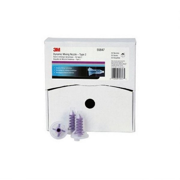 3M 3M Dynamic Mixing Nozzles - Adhesives/Sealers, 55847, 50PK - 7000119977