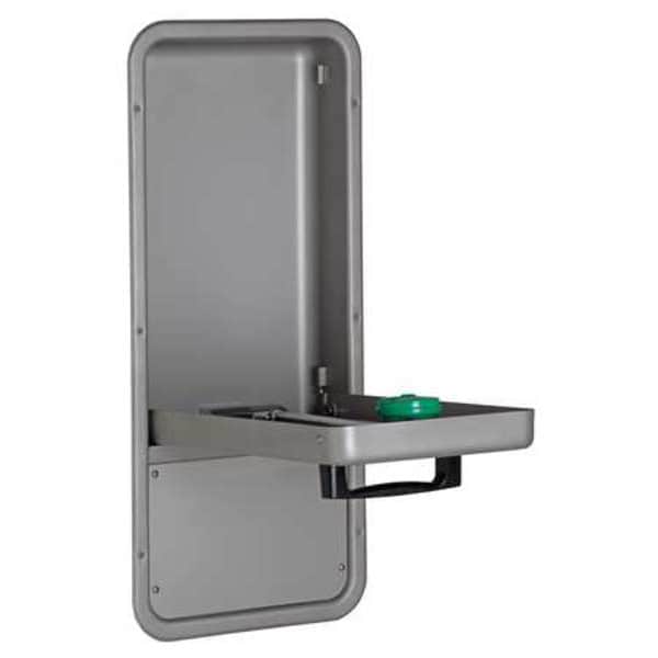 Haws Plumbed Eyewash, Wall Mount, Plumbed, 32 in H., 14 in W - 7656WCC