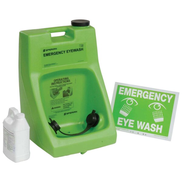Honeywell Safety Products Fendall 6 Gallon Porta Stream I Eyewash Station - With Solution - 32-000100-0000