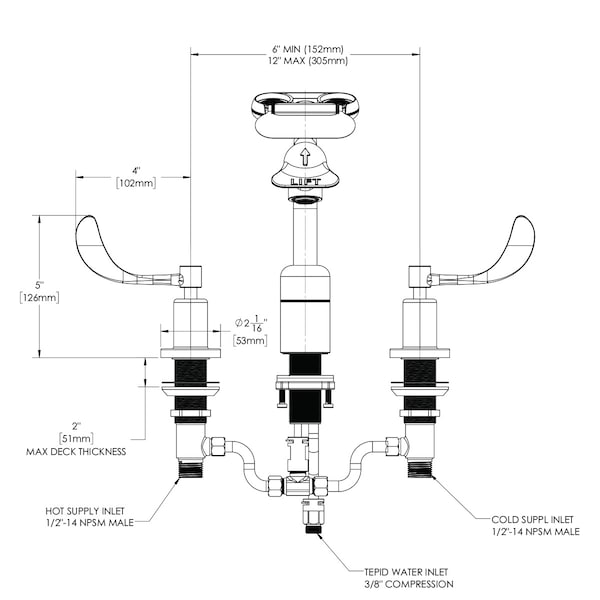 Speakman Eyesaver SEF-1800 Eyewash Faucet - SEF-1800